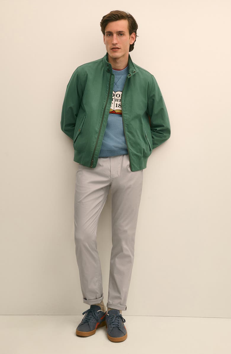 Brooks Brothers Cotton Blend Jacket, Alternate, color, Mallard Green