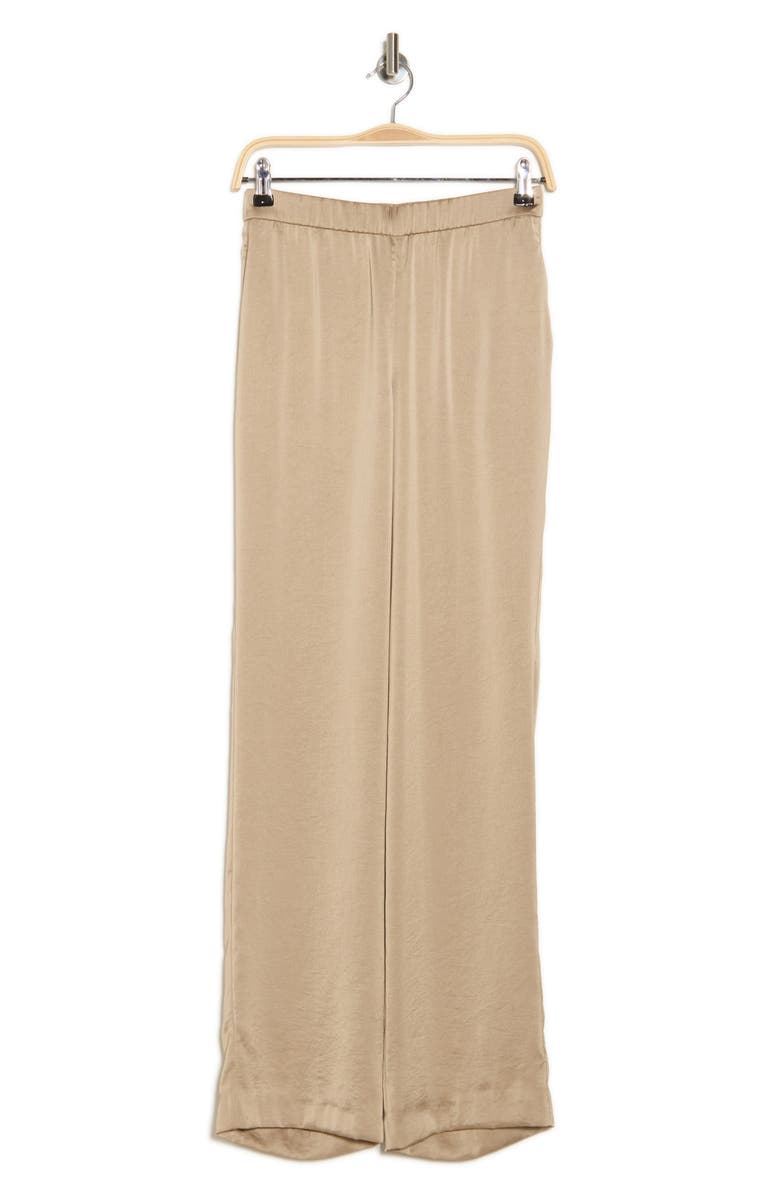 Theory St. Wide Leg Crushed Satin Pants, Alternate, color, Mesa