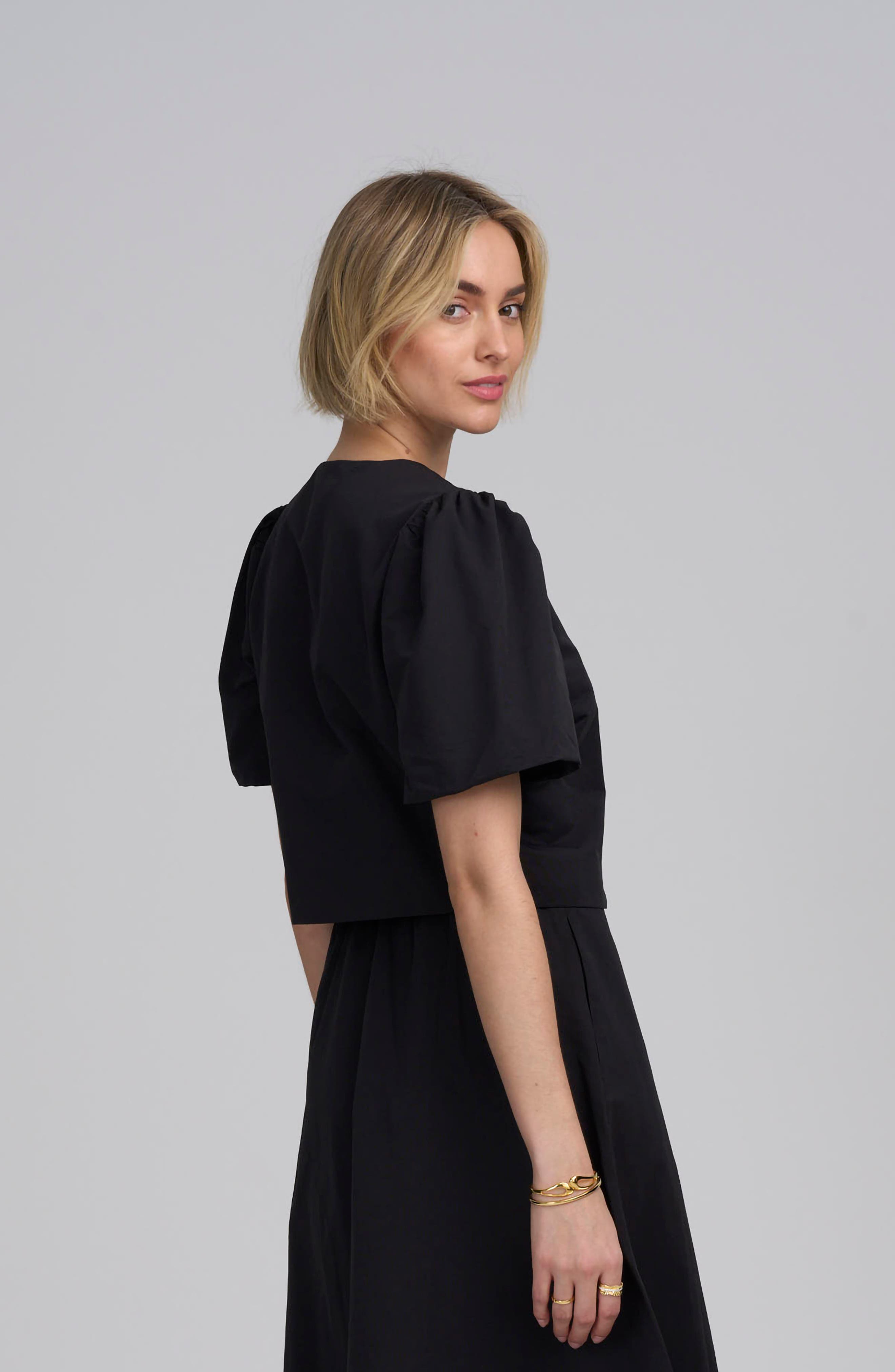 Shirred Sleeve Top - image 2