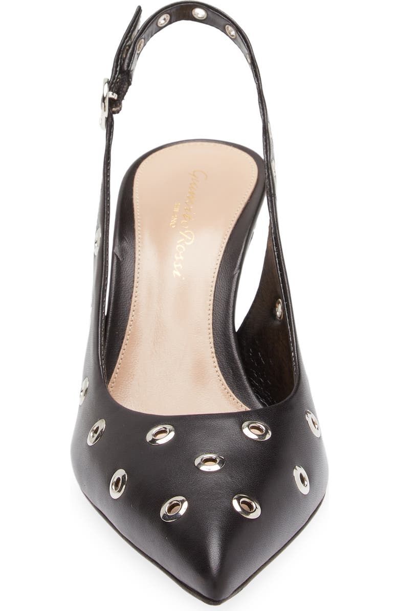 Gianvito Rossi Grommet Detail Pointed Toe Pump, Alternate, color,