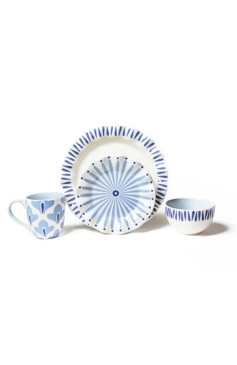 Iris Blue 4 Piece Place Setting