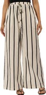 Petal & Pup Silvia Stripe Wide Leg Cotton Drawstring Pants