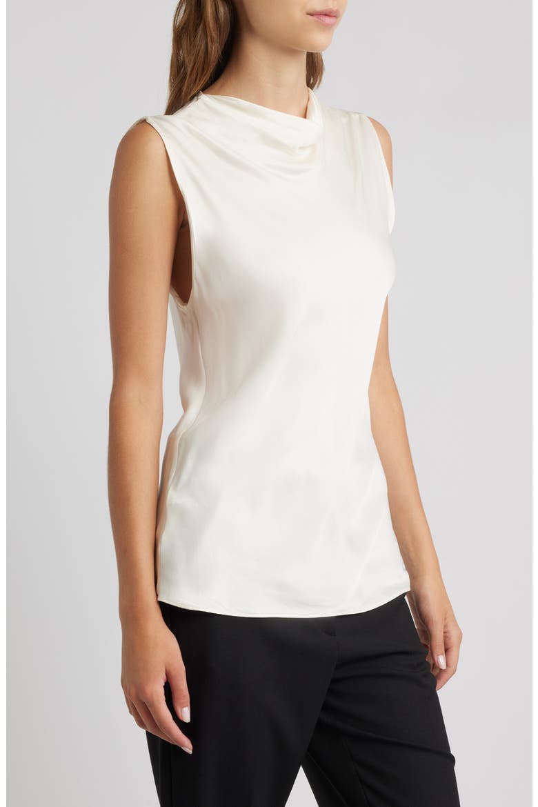 Mart Drape Neck Top, Alternate, color, ECRU