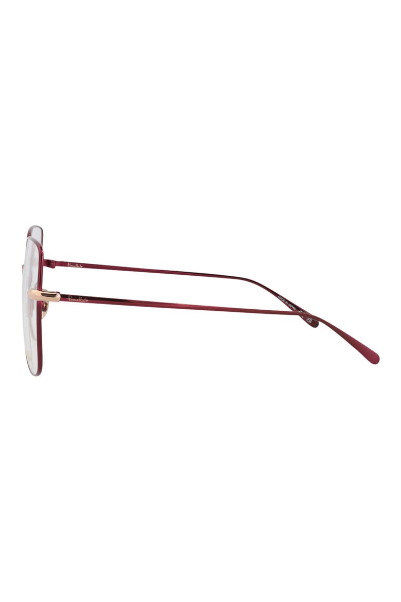 57mm Square Optical Glasses, Alternate, color, VIOLET TRANSPARENT