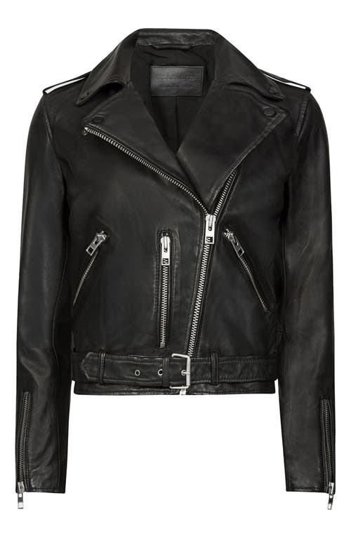 Allsaints Balfern Leather Biker Jacket