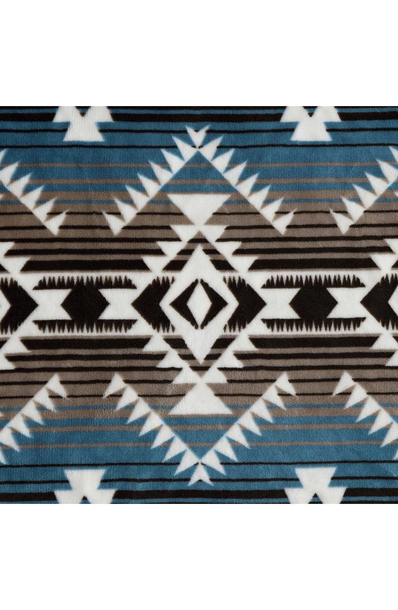 Wrangler Jericho Throw Blanket, Alternate, color, Turquoise-Aqua