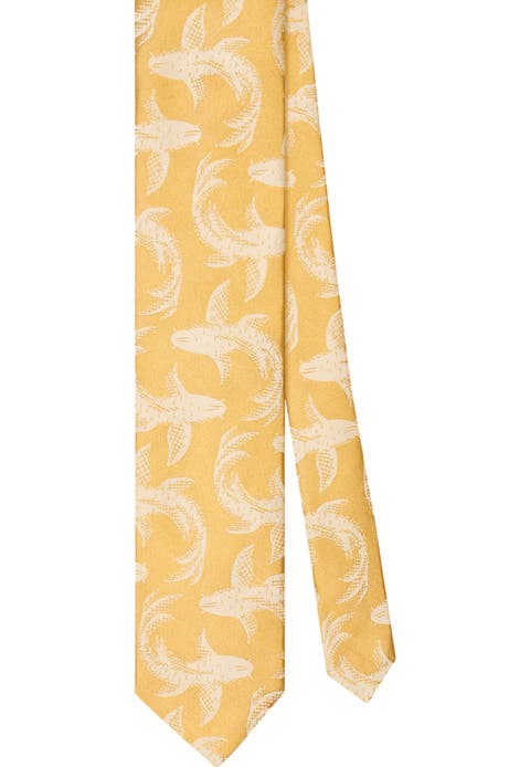 Robert Koi Fish Jacquard Best of Class Necktie