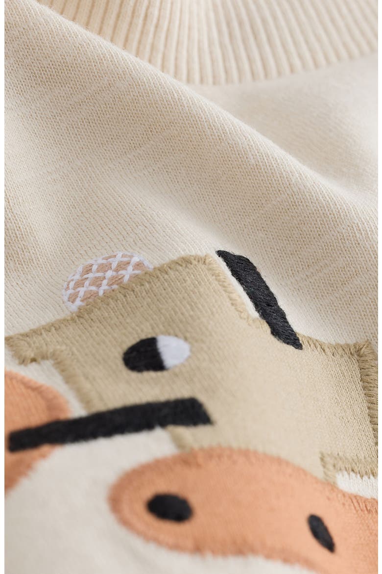 Kids' Oversize Beep Beep Digger Embroidered Cotton Graphic T-Shirt, Alternate, color, WHITE
