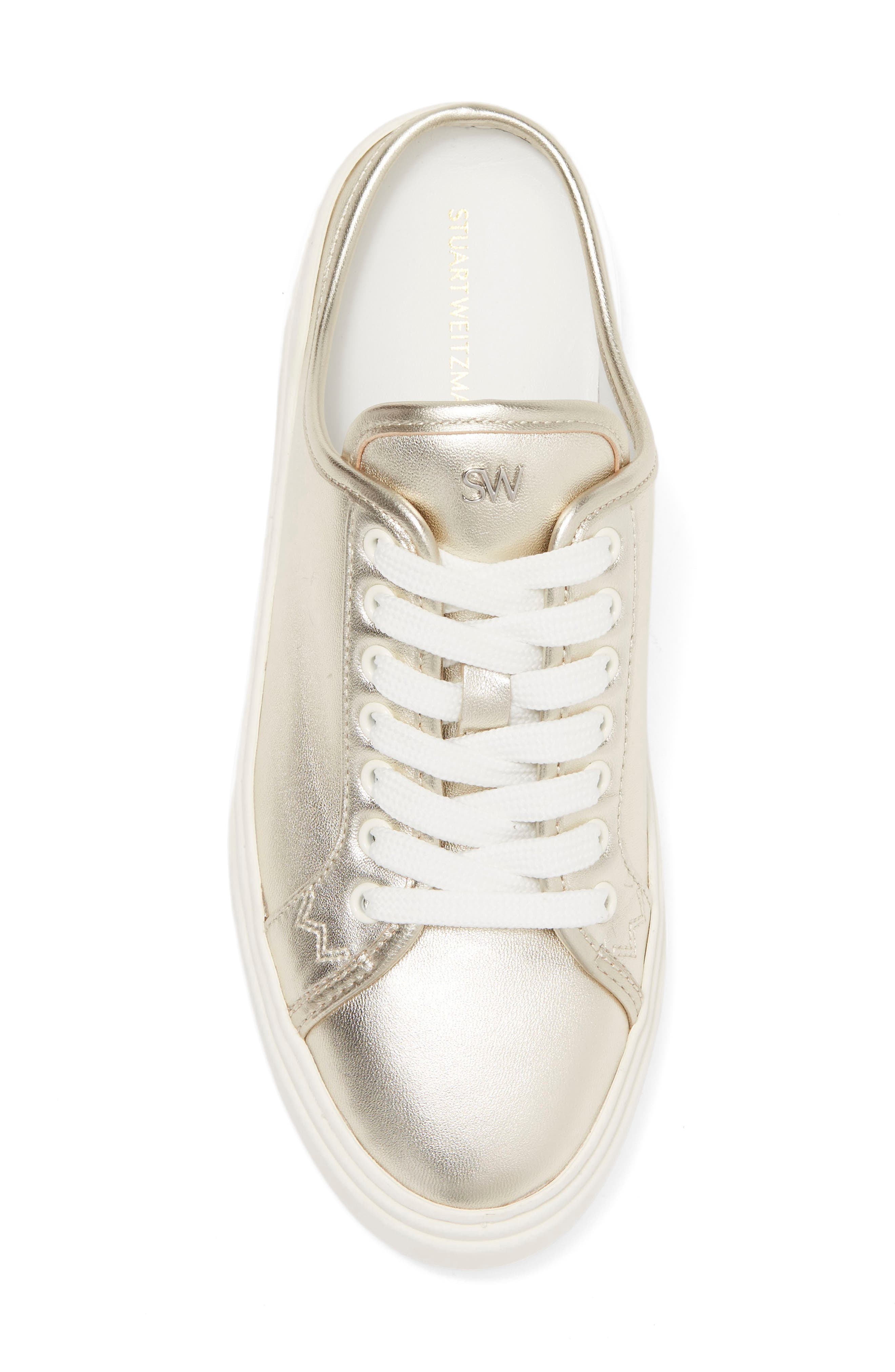 Skater Mule Sneaker, Alternate, color, PLATINO