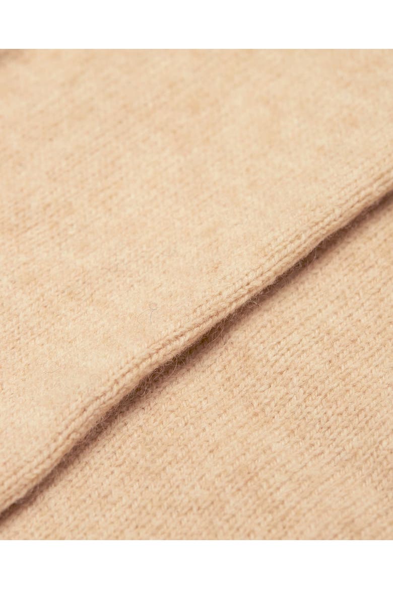Cashmere Fingerless Gloves, Alternate, color, Light Beige