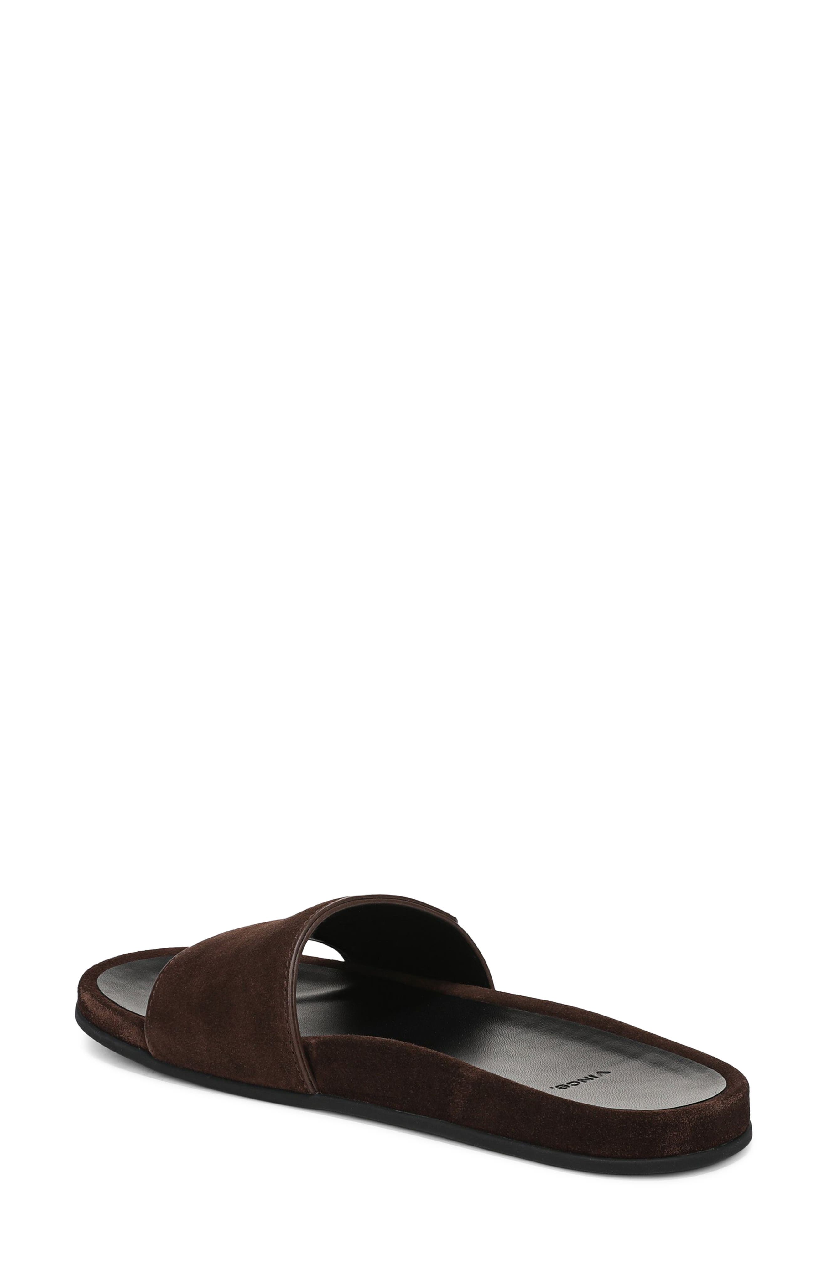 Sadie Slide Sandal, Alternate, color, CACAO BROWN