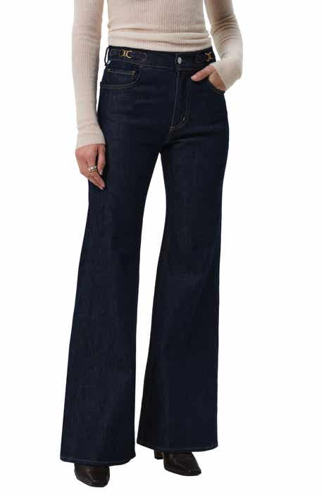 Kimberly Side Tab Flare Jeans