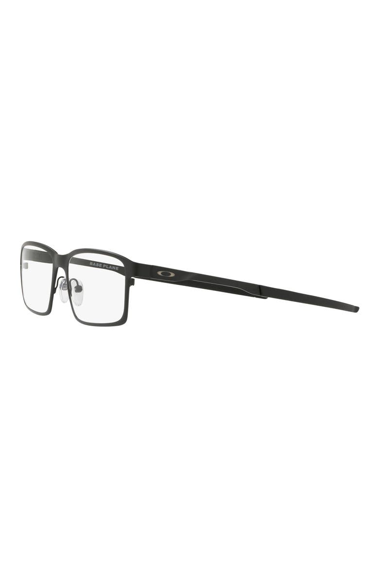 Base Plane 54mm Rectangular Optical Glasses, Alternate, color, SATIN BLACK