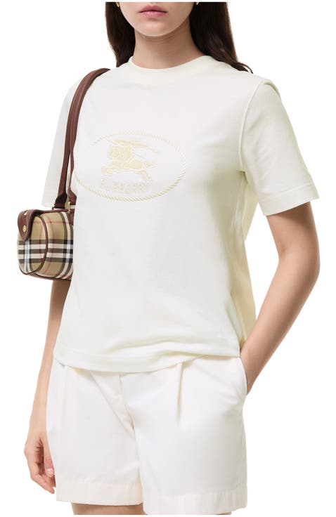 Knight Stamp Cotton T-shirt
