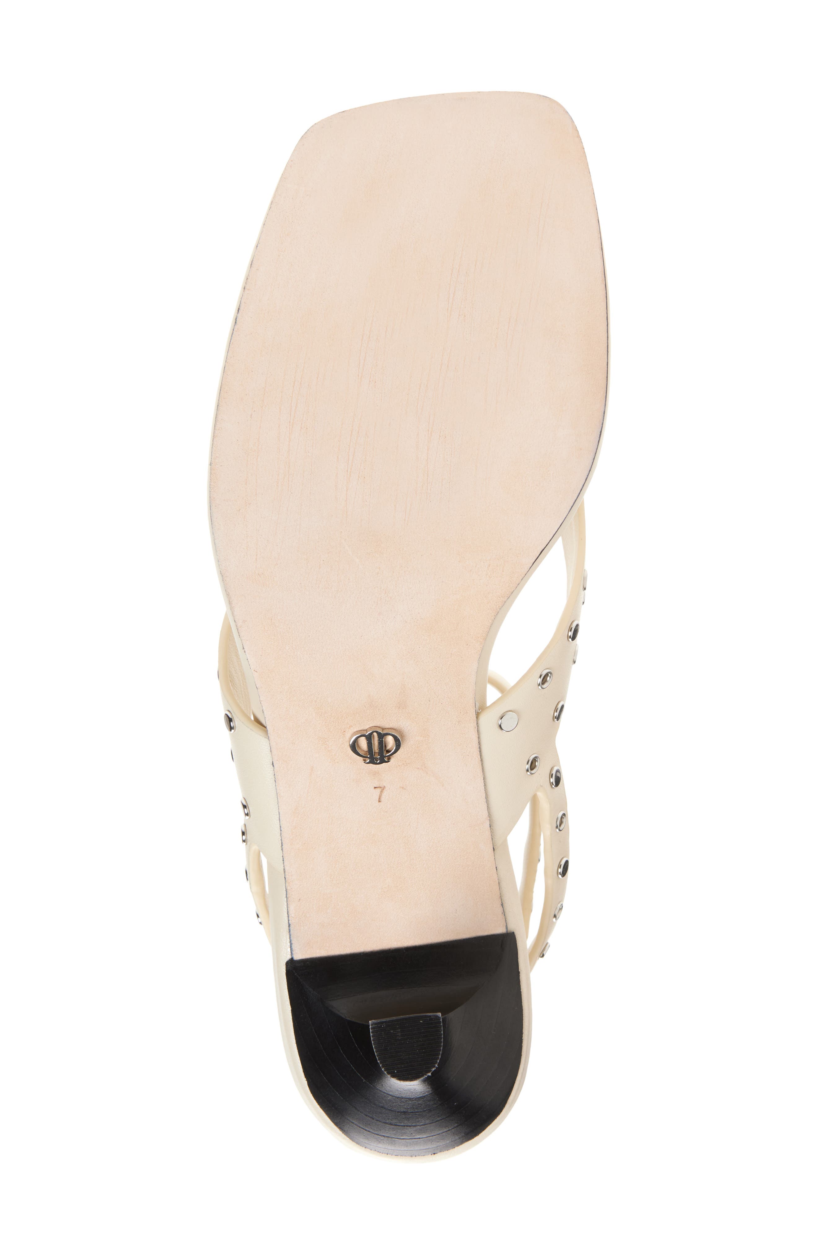 Emmy Ankle Strap Sandal, Alternate, color, BONE