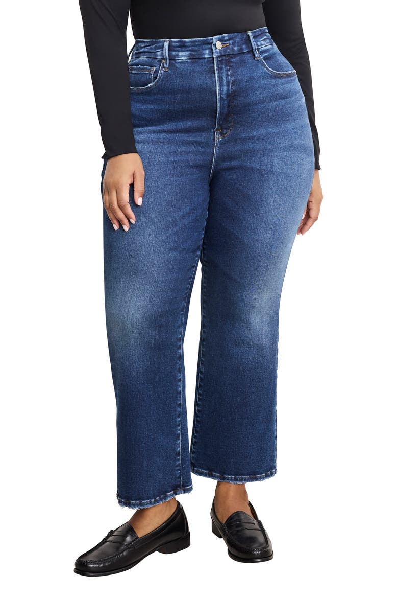 Soft-Tech Good Crop Mini Bootcut Jeans, Alternate, color, INDIGO1074