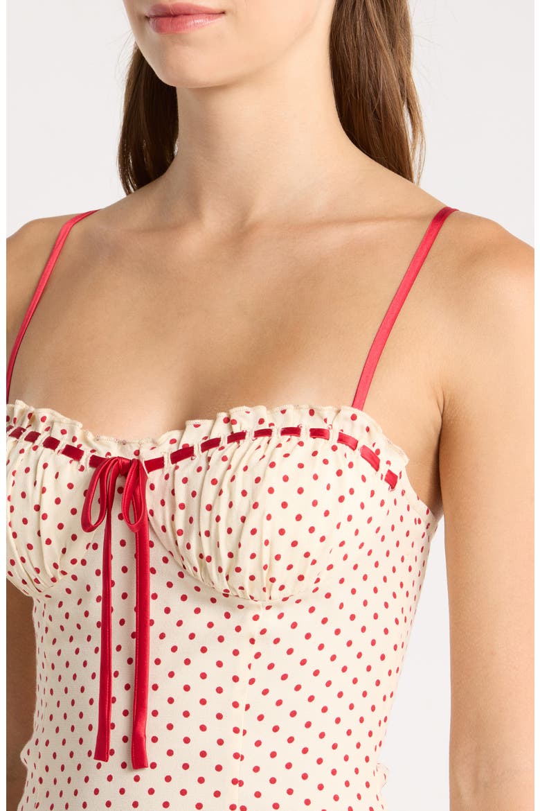 Andrea Polka Dot Top, Alternate, color, MARILYN DOT