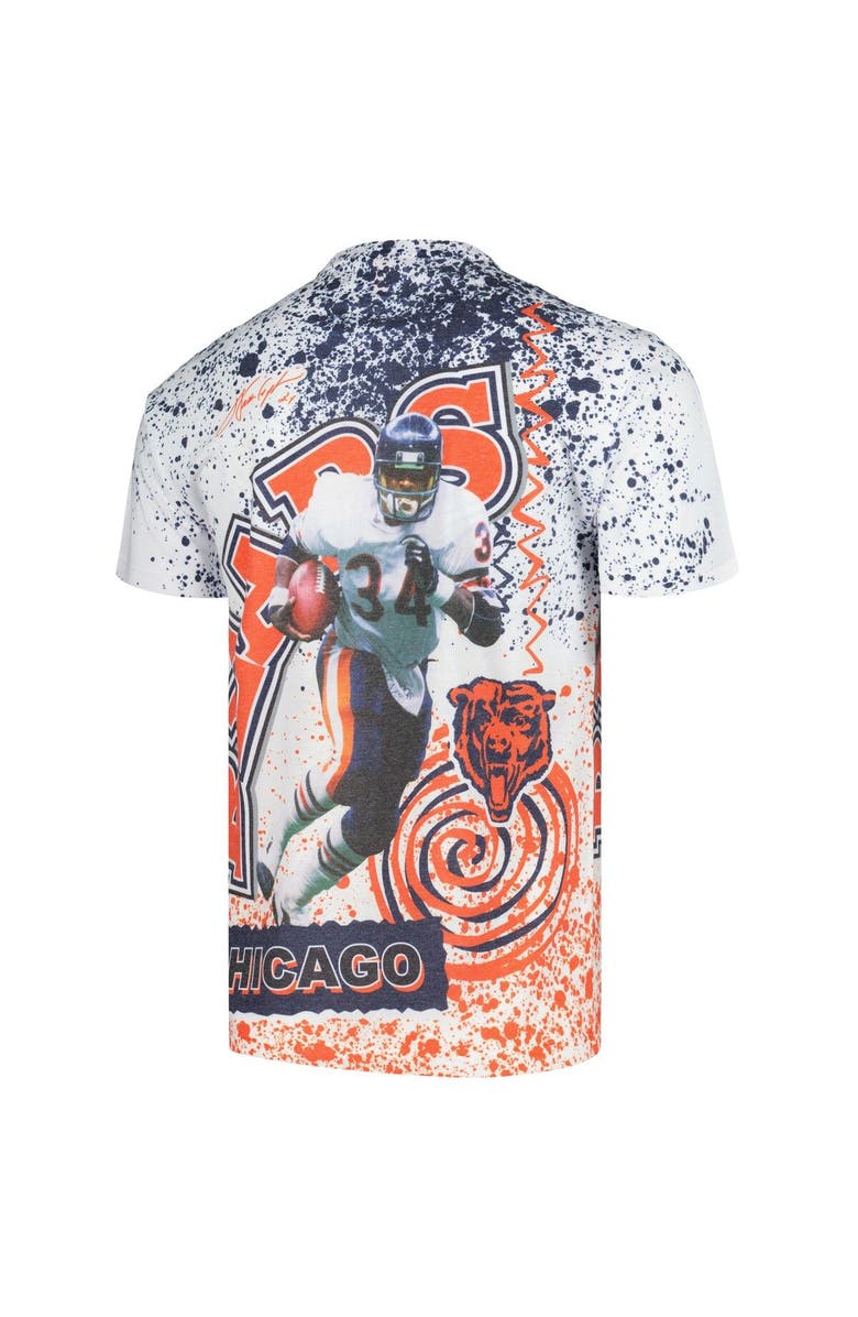 Mitchell & Ness Men's Mitchell & Ness Walter Payton White Chicago Bears Retired Player Name & Number Burst T-Shirt, Alternate, color, White