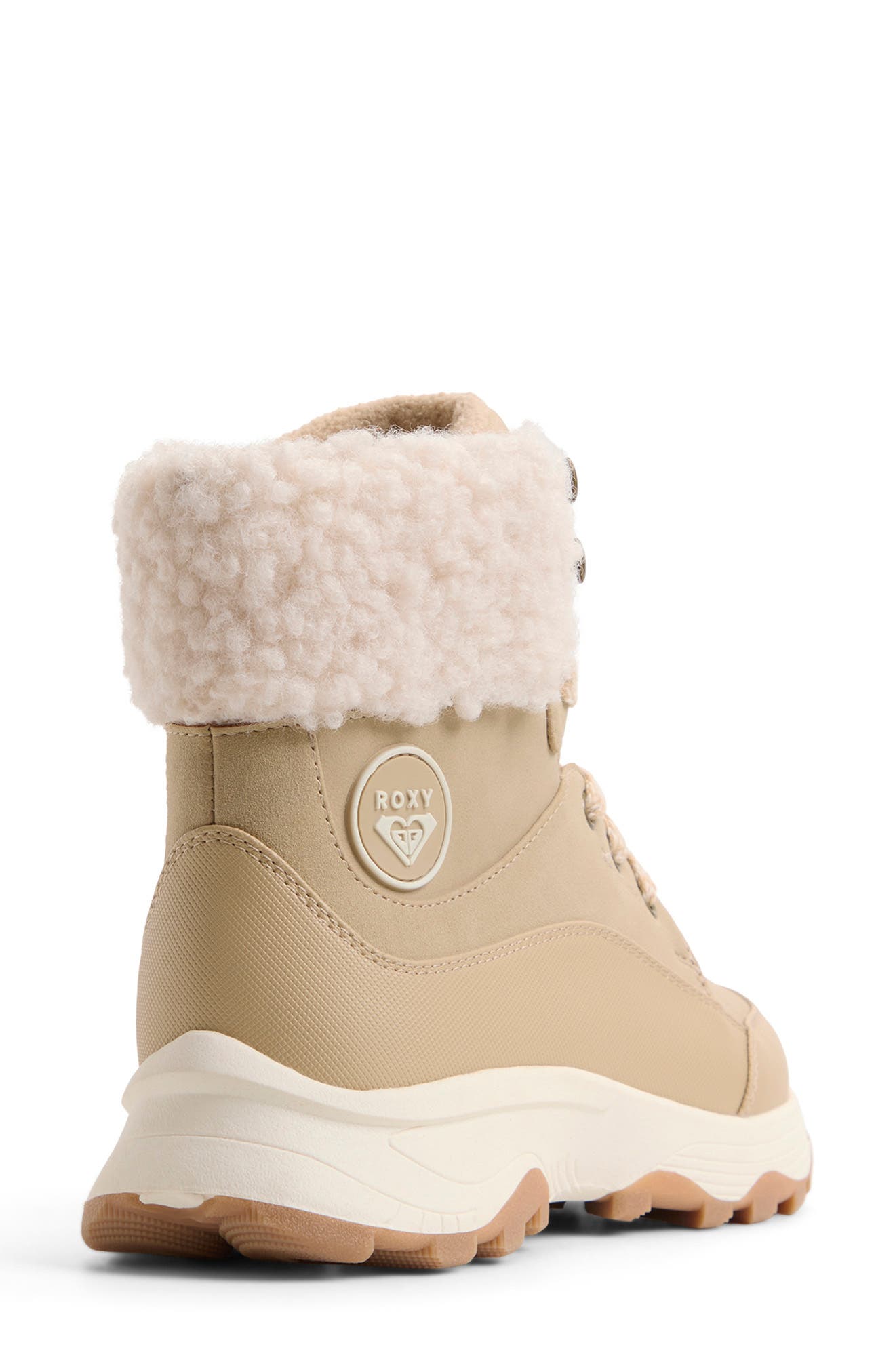 Ski Slope Faux Fur Collar Boot, Alternate, color, SAND