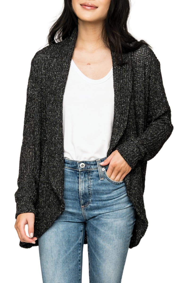 GIBSONLOOK Bouclé Cocoon Cardigan, Main, color,