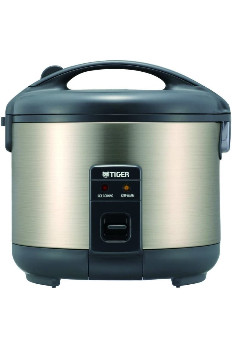 Rice Cooker and Warmer 8 Cups, Main, color, Silver