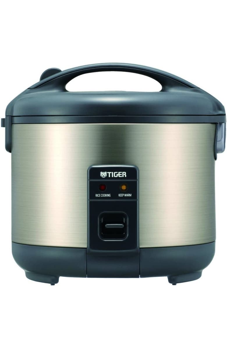 TIGER Rice Cooker and Warmer 8 Cups, Main, color, Silver
