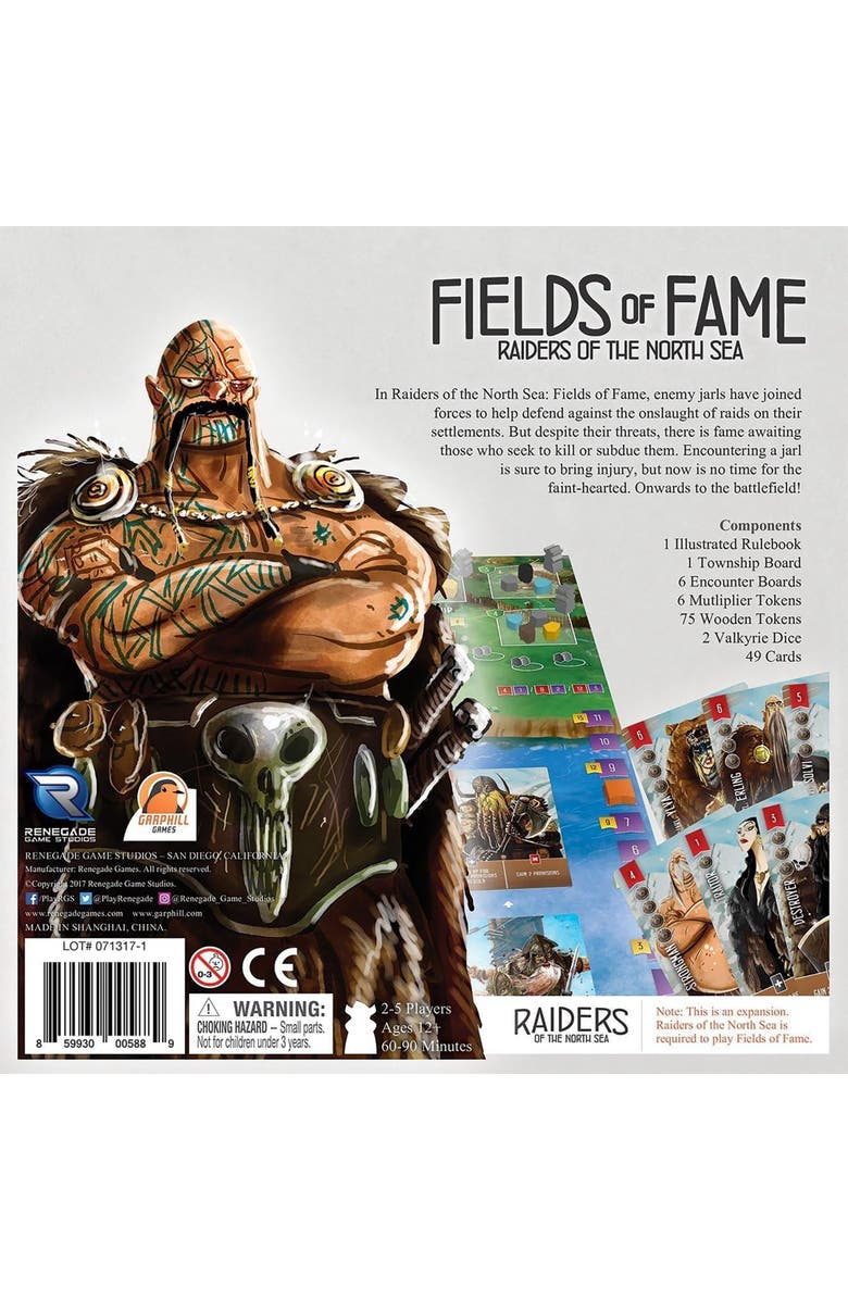 Renegade Game Studios Raiders Of The North Sea Fields Of Fame, Kids & Adults, Alternate, color,