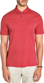 Brooklyn Brigade Slim Fit Geo Short Sleeve Polo