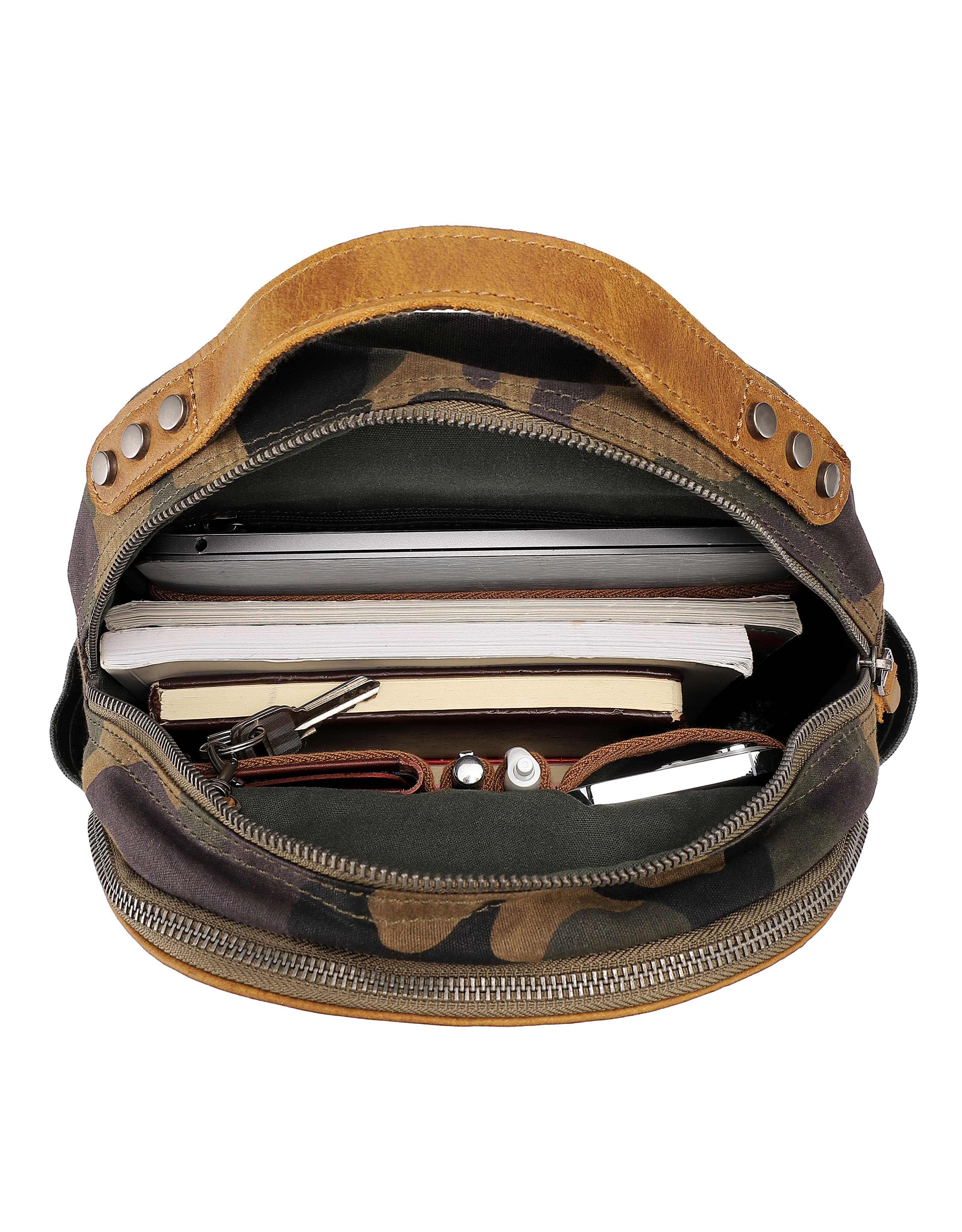 Mountain Leaf Durable Outdoor Utility Backpack, Alternate, color, Olive Camo