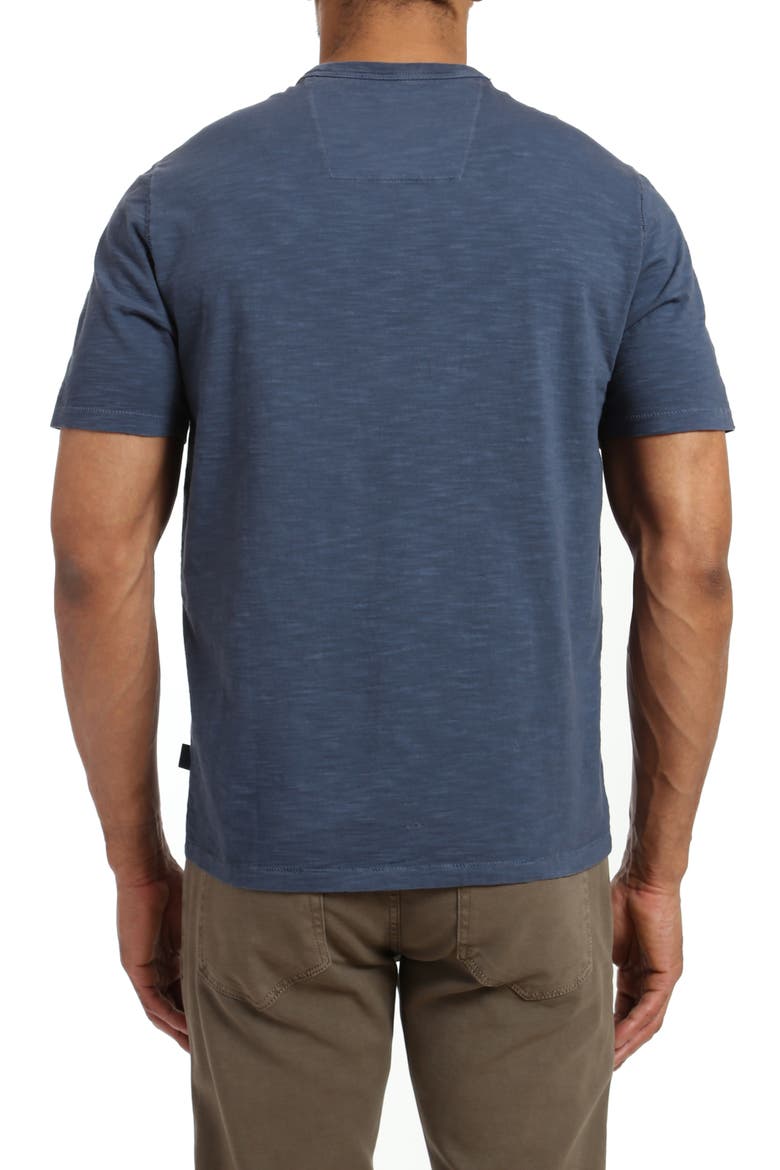 Slub Cotton Crewneck T-Shirt, Alternate, color, DARK DENIM