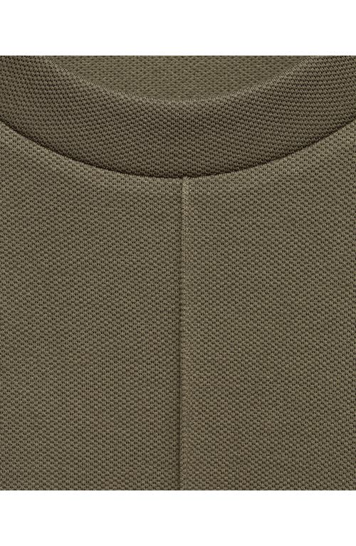 MANGO MANGO EXPOSED SEAM CREWNECK SWEATSHIRT 