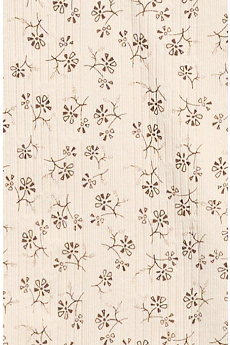 Kids' Floral Pointelle Top, Alternate, color, CREAM/ BROWN
