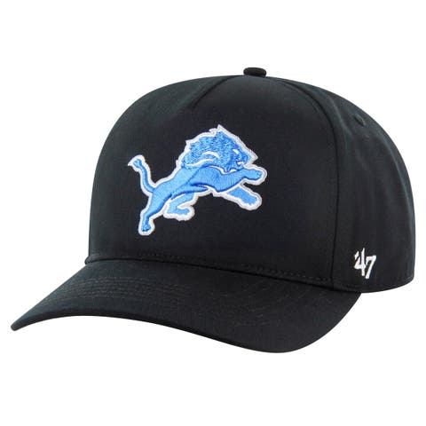 Men's '47 Black Detroit Lions Hitch Adjustable Hat