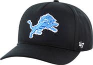 '47 Men's '47 Black Detroit Lions Hitch Adjustable Hat