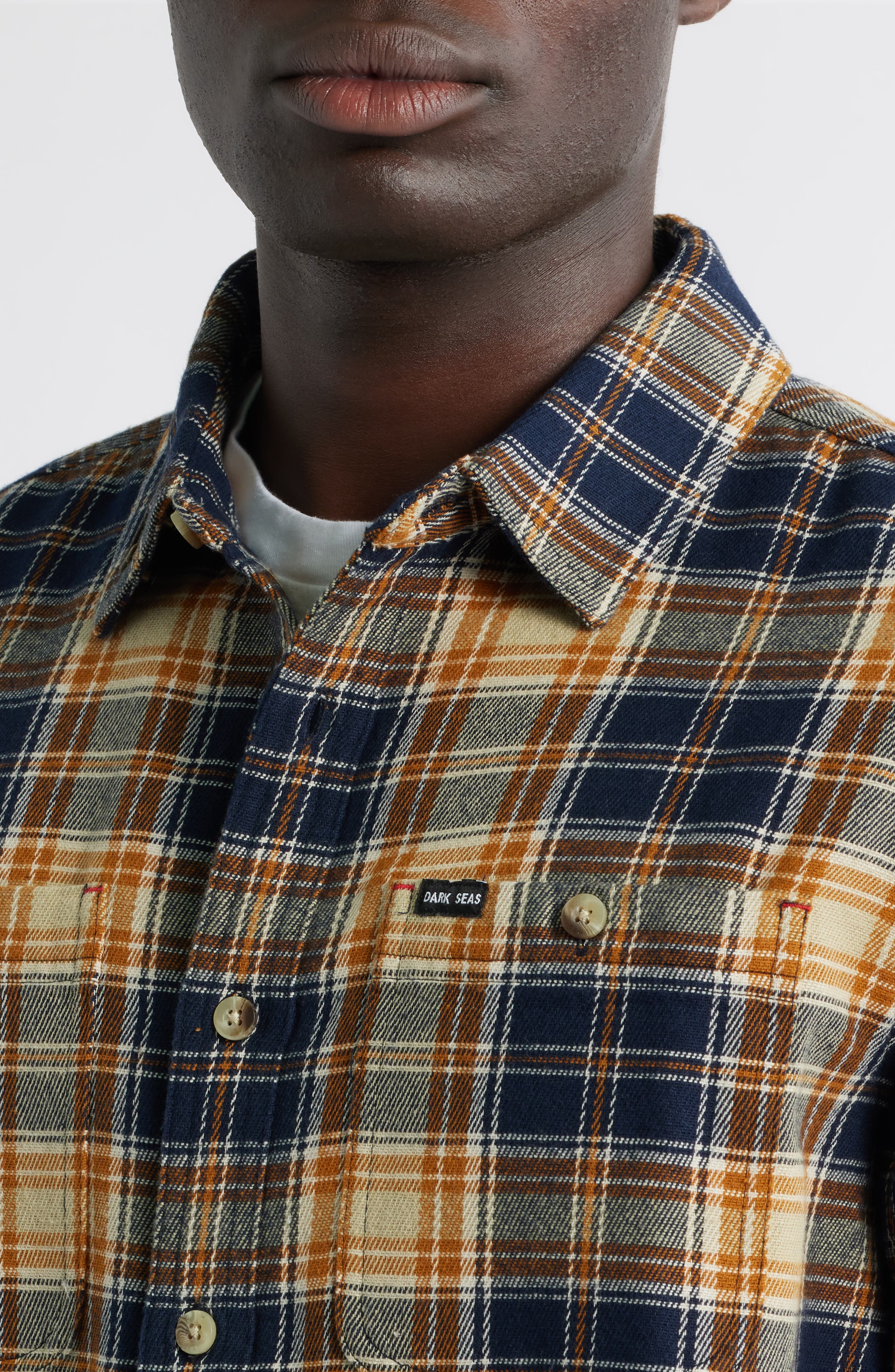 Cimmeron Plaid Cotton Button-Up Shirt - image 4