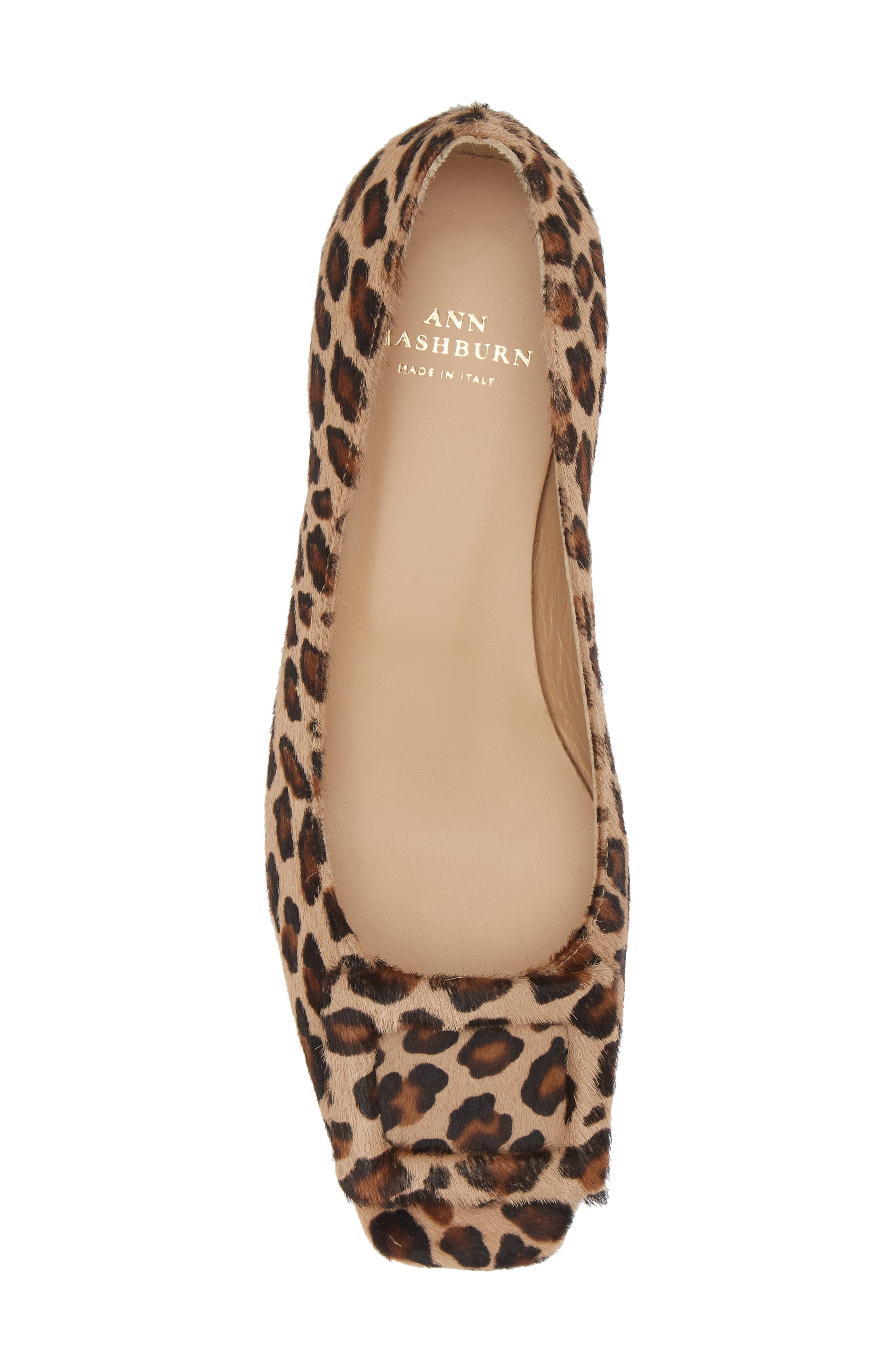 ANN MASHBURN Genuine Calf Hair Buckle Pump, Alternate, color, Leopard Pony