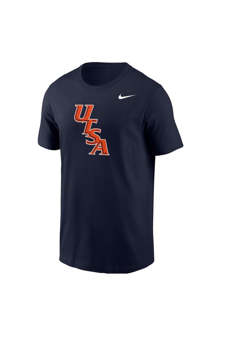 Men's Nike Navy UTSA Roadrunners Diagonal Logo T-Shirt, Alternate, color, Navy