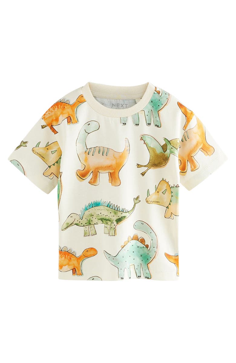 NEXT Kids' Dinosaur Print T-Shirt, Main, color, 