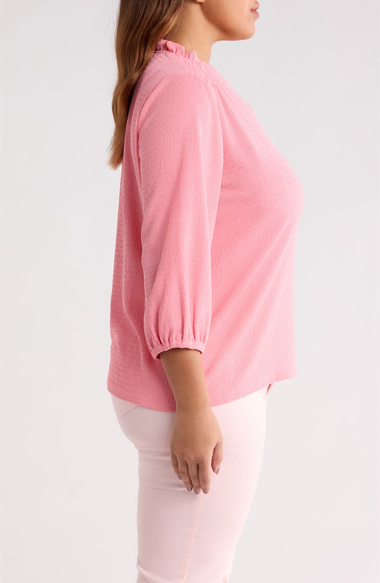 Jones New York Smocked Shoulder Popover Top, Alternate, color,