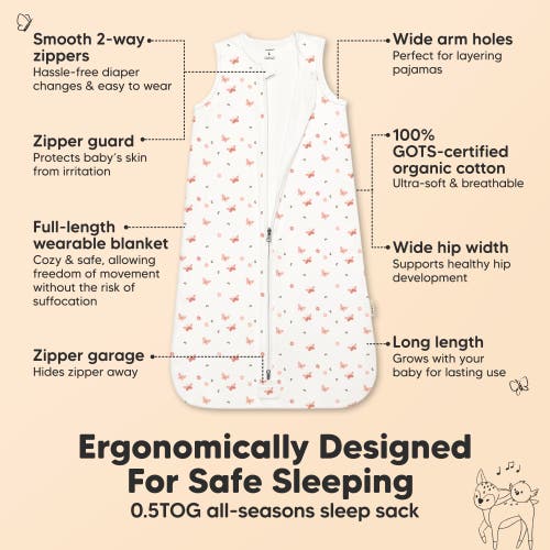 Keababies 2-pack Snooze Sleep Sacks In Butterflies