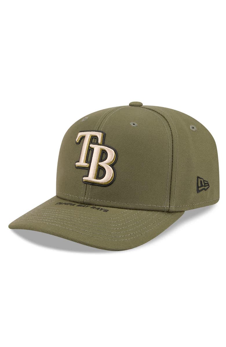 New Era Men's New Era  Olive Tampa Bay Rays 2026 Armed Forces Day 9SEVENTY Adjustable Hat, Alternate, color, Olive