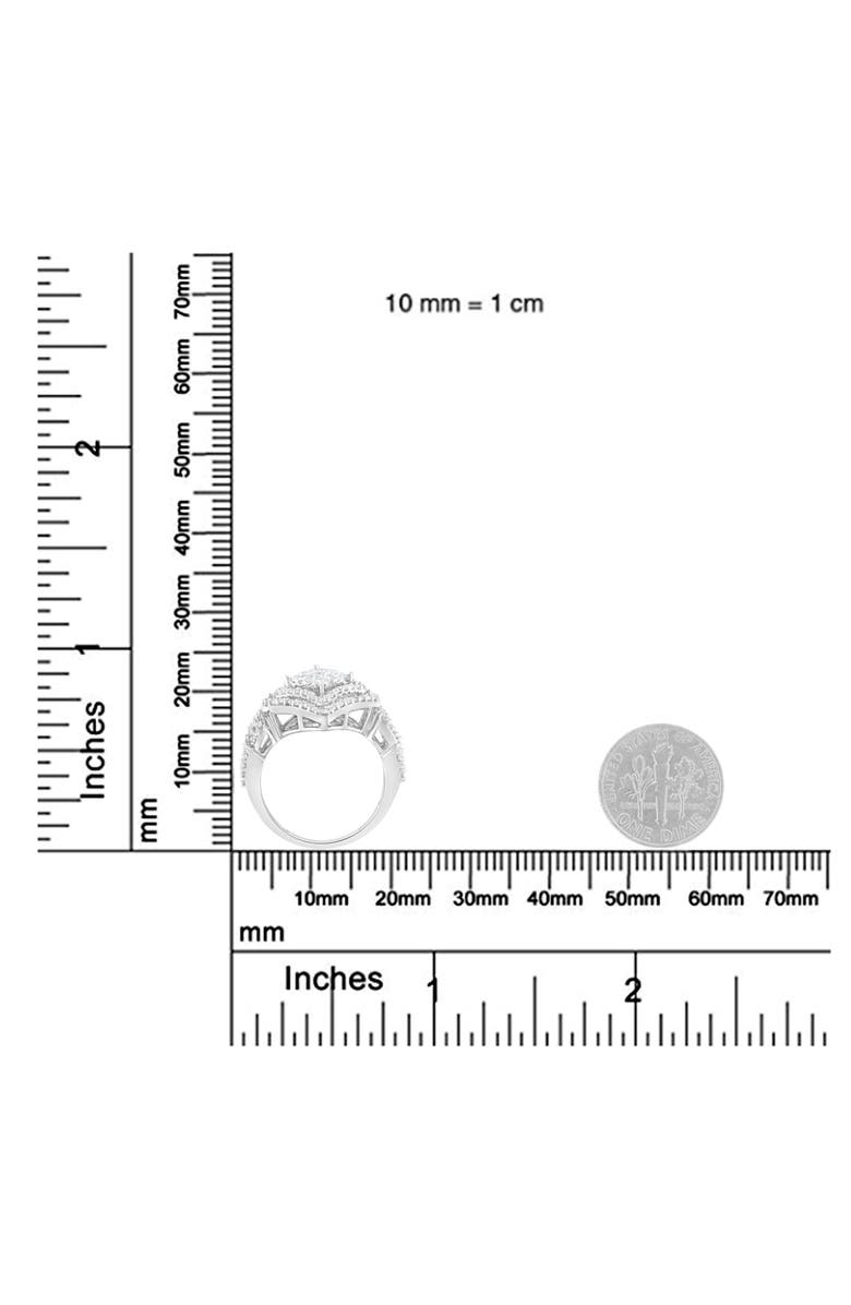 Haus of Brilliance 14KT White Gold Diamond Composite Ring, Alternate, color, White