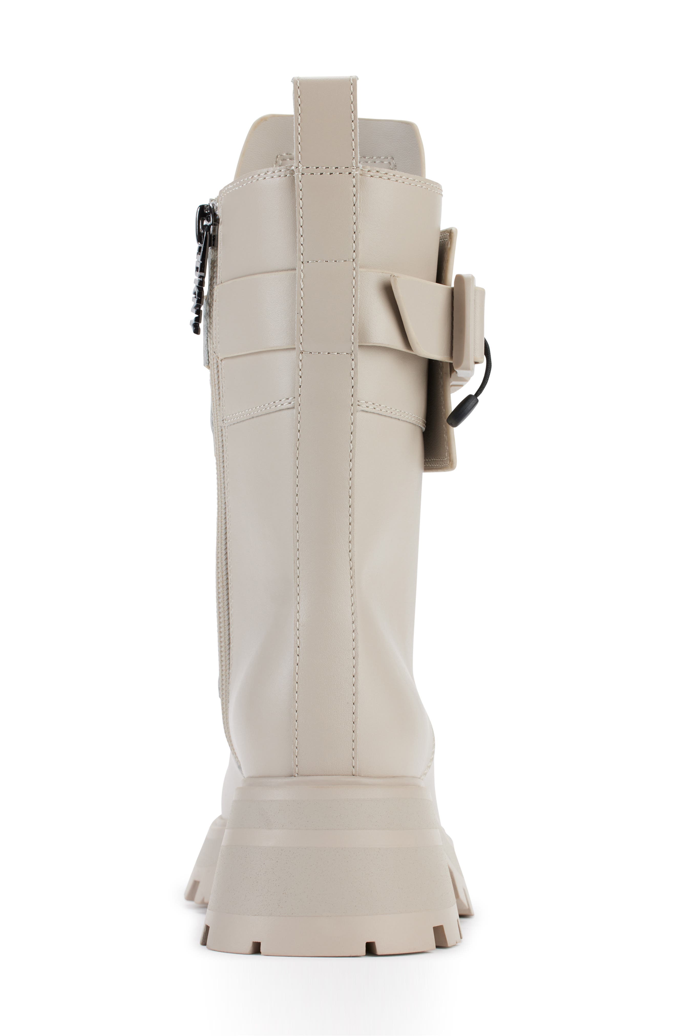 DKNY Lug Sole Combat Boot, Alternate, color, Deep Vanilla