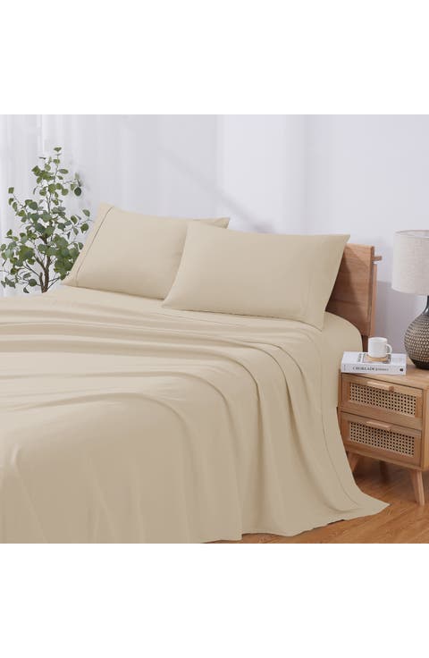 Solid Microfiber Sheet Set