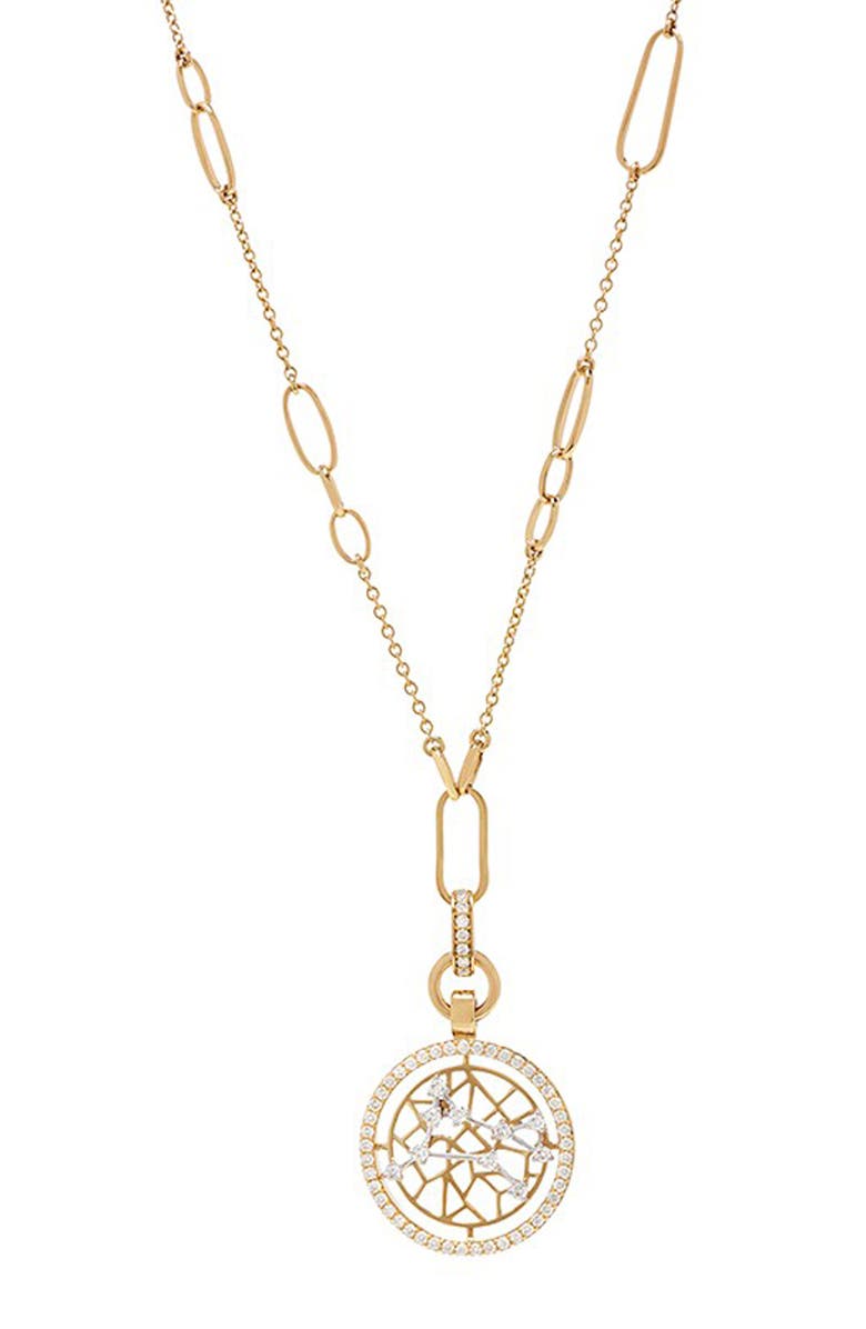 Hueb Estelar 18K Gold & Diamond Pendant Necklace, Main, color, 