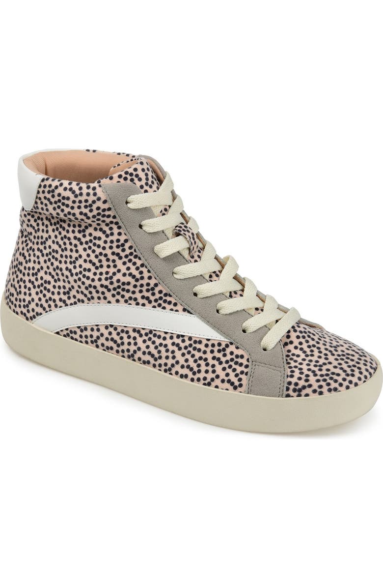 Journee Collection Josalyn High Top Sneaker, Main, color,