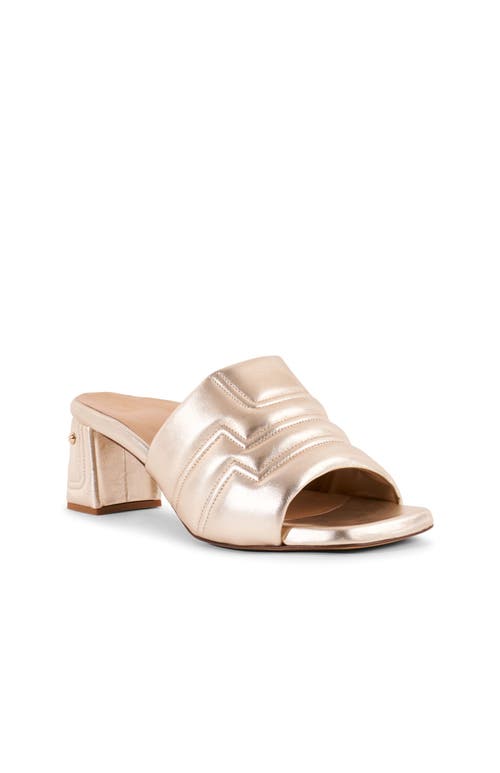 Stinaa.j Maty Orthopedic Sandals 2 In Gold Leather