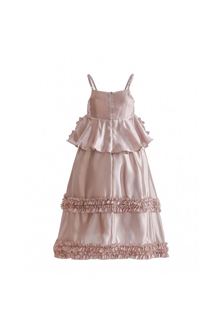 Calista Ruffle Skirt Set, Alternate, color, Pink