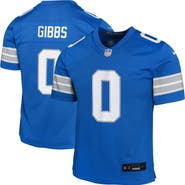 Nike Youth Nike Jahmyr Gibbs Blue Detroit Lions Team Game Jersey