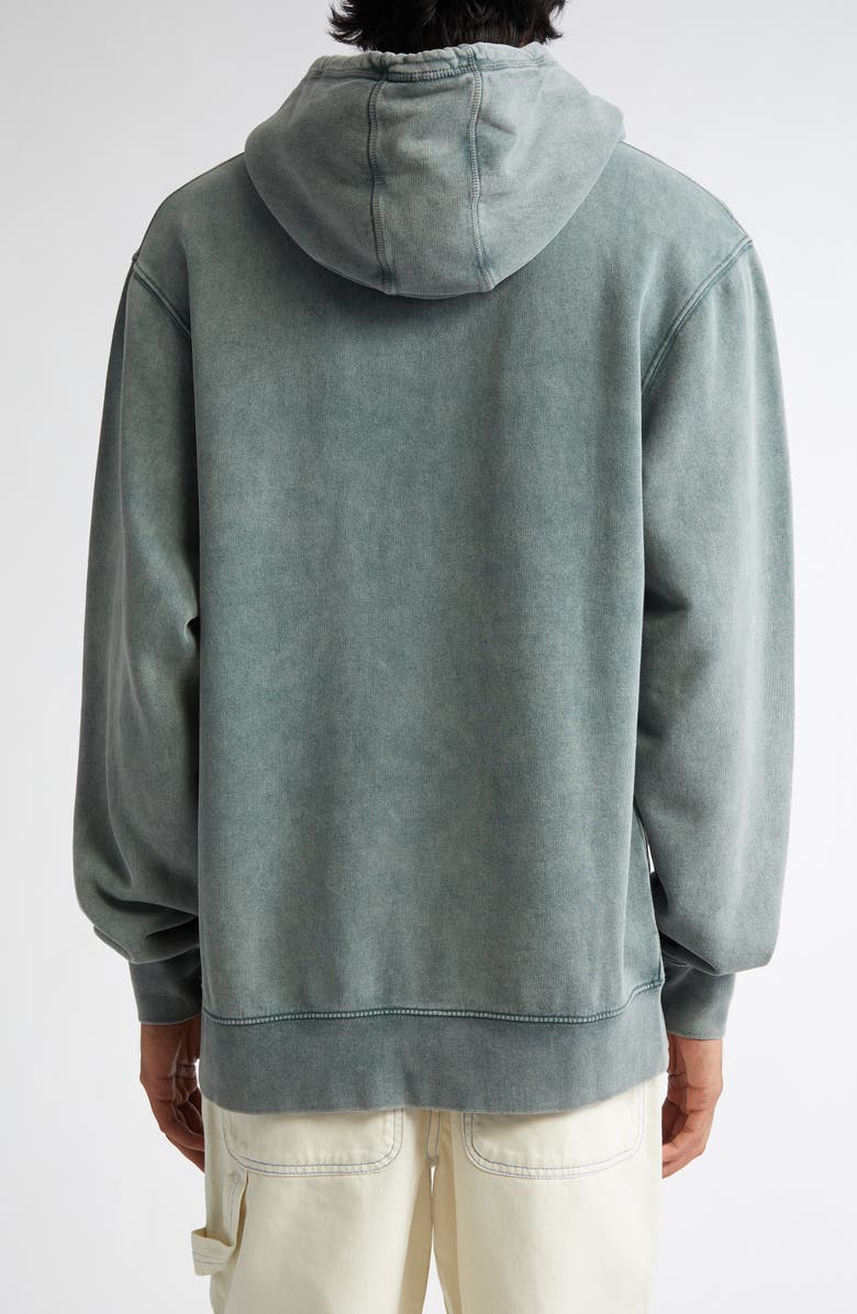 PALMES Lucky Embroidered Cotton French Terry Hoodie, Alternate, color, 